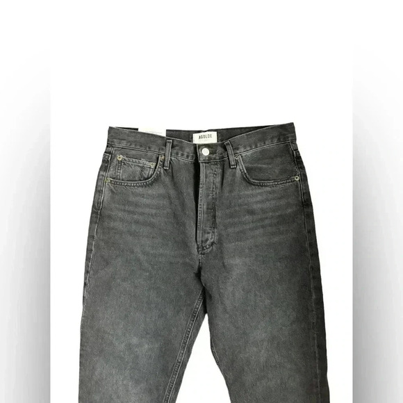 AGOLDE Riley High Rise Straight Crop in Edit Button Fly Women’s 29 - Picture 4 of 16